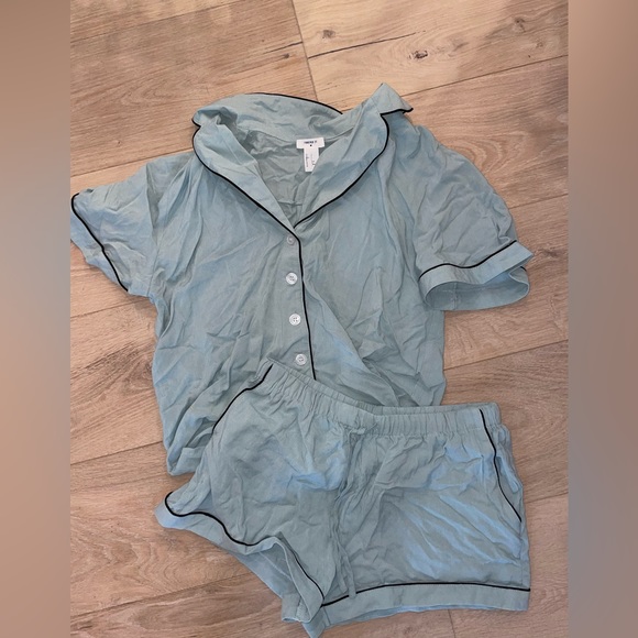 Light blue/gray pajama set, size small - Picture 1 of 1